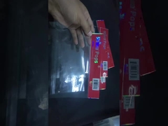 オーダーメイド ヘッダー セルフアデシブシール付きプラスチック袋 宝石耳飾り OPPバッグ